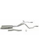 Gibson Exhaust Exhaust System Dual Split Cat-Back 2-1/2 in Tailpipe 4