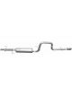 Gibson Exhaust Exhaust System Cat-Back 2.5 in Diameter 4 in Tip Stainl