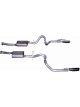 Gibson Exhaust Exhaust System Dual Exhaust Cat-Back 2-1/2 in Tailpipe