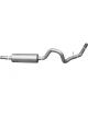 Gibson Exhaust Exhaust System Single Exhaust Cat-Back 3 in Tailpipe 3-