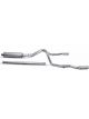 Gibson Exhaust Exhaust System Cat-Back 2-1/2 in Tailpipe 4 in Tips Stai