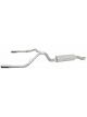 Gibson Exhaust Exhaust System Dual Split Cat-Back 2-1/2 in Tailpipe 3-1