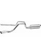 Gibson Exhaust Exhaust System Dual Split Cat-Back 2-1/2 in Tailpipe 3-1