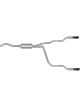 Gibson Exhaust Exhaust System Dual Split Cat-Back 2-1/2 in Tailpipe 3 in