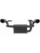 Gibson Exhaust Exhaust System Dual Stainless Black Ceramic Polaris UTV