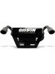 Gibson Exhaust Exhaust System Dual Stainless Black Ceramic Polaris UTV