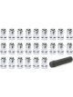 Gorilla Wheel Lock S/D Acorn 1/2-20 in Thread Spline Drive 60 Degree