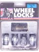 Gorilla Wheel Lock Gorilla Acorn 7/16-20 in Thread Spline Drive 60 Deg