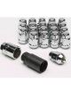 Gorilla Lug Nut and Lock System Acorn Bulge 1/2-20 Thread 16 Lug Nuts 4