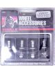 Gorilla Valve Stem - Inner-Mount - Bolt-On - Steel - Chrome - Set of 4