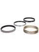 Hastings Piston Rings 4.530 in Bore 1/16 x 1/16 x 3/16 in Thick Sta