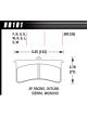 Hawk Brake Brake Pads DTC-60 Compound High Torque High Temperature