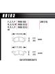 Hawk Brake Brake Pads HP Plus Compound Wide Temperature Range GM F