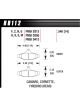 Hawk Brake Brake Pads Blue 9012 Compound Low-Intermediate Torque L