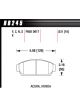 Hawk Brake Brake Pads HPS Compound High Torque Front Acura / Honda