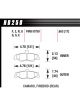 Hawk Brake Brake Pads HPS Compound High Torque Rear GM F-Body 1998