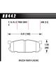 Hawk 01-02 Miata w/ Sport Suspension HPS Street Rear Brake Pads D8