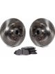 Hawk Brake Disc Brake Pad and Rotor Kit Front Sector 27 Brake Ro