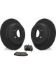 Hawk Brake Disc Brake Pad and Rotor Kit Rear Sector 27 Brake Rot