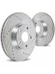 Hawk Brake Brake Rotor Talon Rear Driver Side Directional / Drilled /