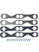 Hedman Header Flange Hustler Race 3/8 in Thick 1-3/4 in Oval Port Steel
