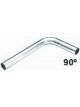 Hedman Exhaust Bend 90 Degree Mandrel 2-1/8 in Diameter 18 Gauge Steel