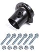 Hedman Collector Reducer 3 in Inlet to 2-1/2 in OD Outlet 3-Bolt Ball a