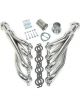 Hedman Headers 1-3/4 in Primary 3 in Collector Steel Silver Ceramic GM