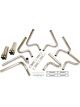 Hedman Headers Dyno Weld-Up Kit 2-1/4 in Primary 4 in Slip-On Collector