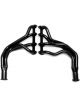 Hedman Headers Street 1-3/4 in Primary 3 in Collector Steel Black Paint