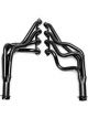 Hedman Headers Street 1-3/4 in Primary 3 in Collector Steel Black Paint