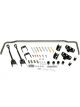 Hellwig Sway Bar Rear 3/4 in Diameter Steel Gray Hammer Tone GM F-Body 1