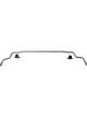 Hellwig Sway Bar Rear 7/8 in Diameter Chromoly Black Powder Coat Jeep Wr