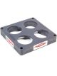 High Velocity Heads Carburetor Spacer Super Sucker 1 in Thick 4 Ho