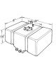 Jaz Fuel Cell Drag Race 8 gal 20 x 15 x 7-1/2 in Tall Two 8 AN Out