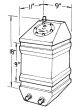 Jaz Fuel Cell Drag Race 5 gal 9 x 11 x 18 in Tall Two 8 AN Outlets
