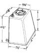 Jaz Fuel Cell Econo-Rail 3 gal 12 x 7-1/2 x 10-1/2 in Tall 8 AN Ou