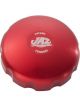 Jaz Fuel Cell Filler Cap Twist Lock 2-1/4 in OD Alloy  Red Anodize