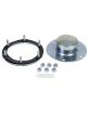 Jaz Fuel Cell Filler Plate Dragster Vented Twist Lock Cap Flat Mou