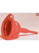 Jaz Funnel - Round - 8 in OD x 16 in Long - Plastic - Red - Each