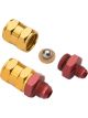 Jaz Roll Over Valve External Check Valve 6 AN Male Brass / Aluminu