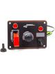 Longacre Switch Panel Dash Mount 3-3/8 x 3-5/8 in 1 Safety Cover Tog