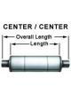 Magnaflow Perf Exhaust Muffler XL 3 Chamber 3 in Center Inlet Dual 2-1/