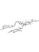 Magnaflow Perf Exhaust Exhaust System Performance Crossmember-Back 2-1/