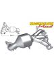 Magnaflow Perf Exhaust Catalytic Converter Direct-Fit Replacement Stain