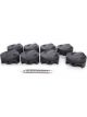Mahle Pistons Piston Elite Sportsman Forged 4.610 in Bore 0.043 x 0 (930239310)