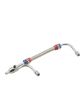 Mr Gasket Carburetor Fuel Line 3/8 in Hose Barb Inlet 5/8-18 in Dual Ou