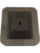 Mr Gasket Shifter Boot 6-1/2 x 7-1/2 in Base Square Boot Rubber / Steel