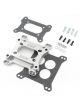 Mr Gasket Carburetor Adapter 1 in Thick Open Holley 2-Barrel to Square B