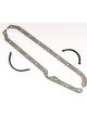 Mr Gasket Oil Pan Gasket - Multi-Piece - Fiber - Small Block Chevy - Kit